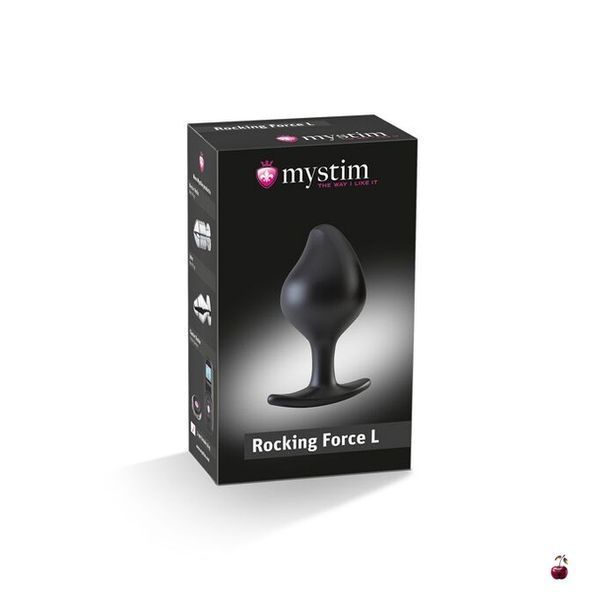 Електростимулятор Mystim Rocking Force L, силіконова анальна пробка SO3806 фото