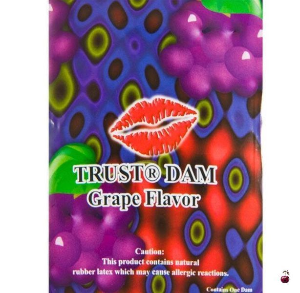 Презервативи Латексна серветка Latex Dental Dams Grape 1 шт SX1263 фото