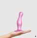 Strap-On-Me Dildo Plug Curvy Rose Dragee Metallic M SO7820 фото 1