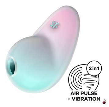 Вакуумний стимулятор клітора Satisfyer Pixie Dust, м'ятний SO8971 фото