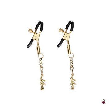 Затискачі для сосків Liebe Seele Rose Pendant, золотисті SX1689 фото