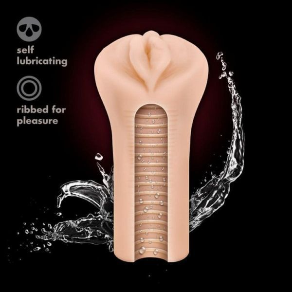 Мастурбатор з віброкулею Blush M For Men Veronika реалістичний, 7.6 см х 16.5 см T331957 фото