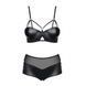 Комплект Obsessive Leatheria 2-pcs set black, S / M 410149 фото 4