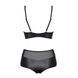 Комплект Obsessive Leatheria 2-pcs set black, S / M 410149 фото 5