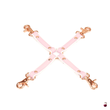 Аксесуар BDSM Liebe Seele Хрестовина White & Pink Leather SX2830 фото