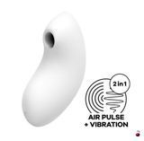 Вібратори Satisfyer Vulva Lover 2 White, силікон, водонепроникний SO6712 фото