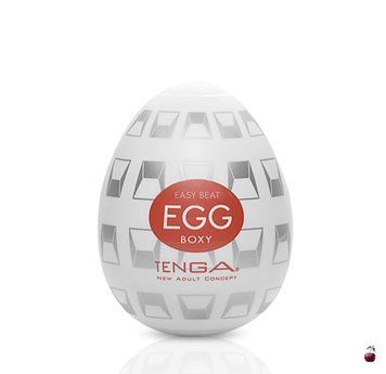 Tenga Egg Boxy, мастурбатор з геометричним рельєфом SO5488 фото