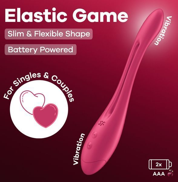 Вібратори Satisfyer Elastic Game Battery Series: універсальний гнучкий SX3838 фото