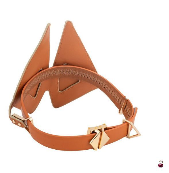 Маска для очей LOCKINK Vixen Blindfold, шкіра SX0854 фото