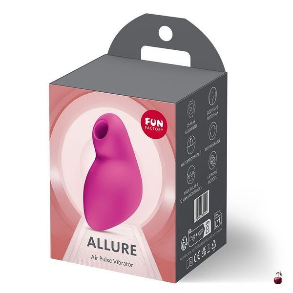 Вібратор Fun Factory Allure Magenta з вакуумною стимуляцією та вібрацією SX3308 фото
