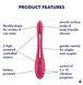Вібратори Satisfyer Elastic Game Battery Series: універсальний гнучкий SX3838 фото 9