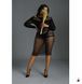 Moonlight Plus Model 03 XL-XXXL Black, сукня-бодістокінг SO8194 фото 3