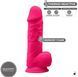 Фалоімітатор SilexD Norman Pink (MODEL 4 8.5in), двошаровий силікон + Silexpan SO9923 фото 2