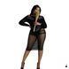 Moonlight Plus Model 03 XL-XXXL Black, сукня-бодістокінг SO8194 фото 1