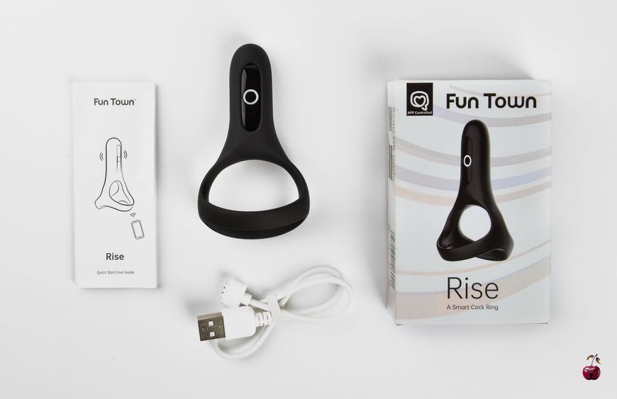 Fun Town Rise Black Подвійне ерекційне кільце SO5747 фото