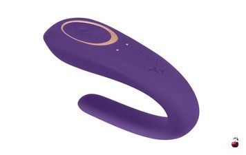 Satisfyer Double Classic Violet вібратор для пар SO1235 фото