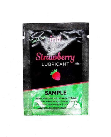 Оральний лубрикант Intt Strawberry Lubrificant, 100 мл N16103 (САШЕТ) фото