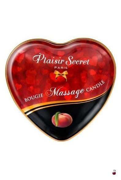 Спеціальна пропозиція: Масажна свічка-серце Plaisirs Secrets Peach 35 мл SO1872-R фото