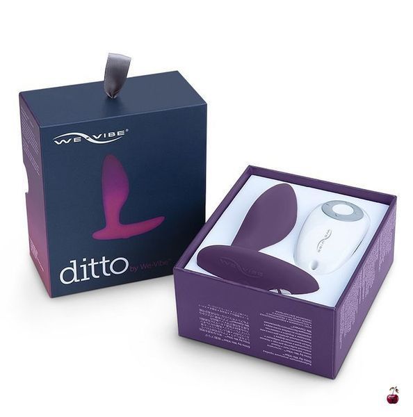 Анальна пробка з вібрацією We-Vibe Ditto, пурпурова SO1639 фото