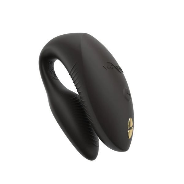Вібратор для пар We-Vibe Chorus Pro Satin Black з пультом і додатком, чорний SNSP1SG9 фото