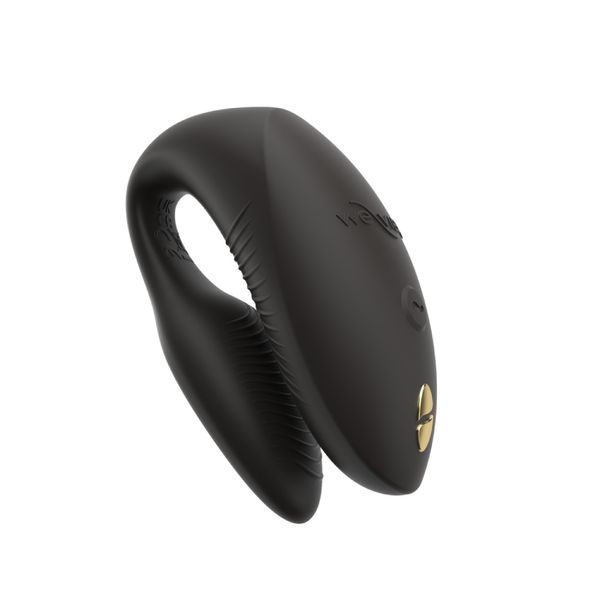 Вібратор для пар We-Vibe Chorus Pro Satin Black з пультом і додатком, чорний SNSP1SG9 фото