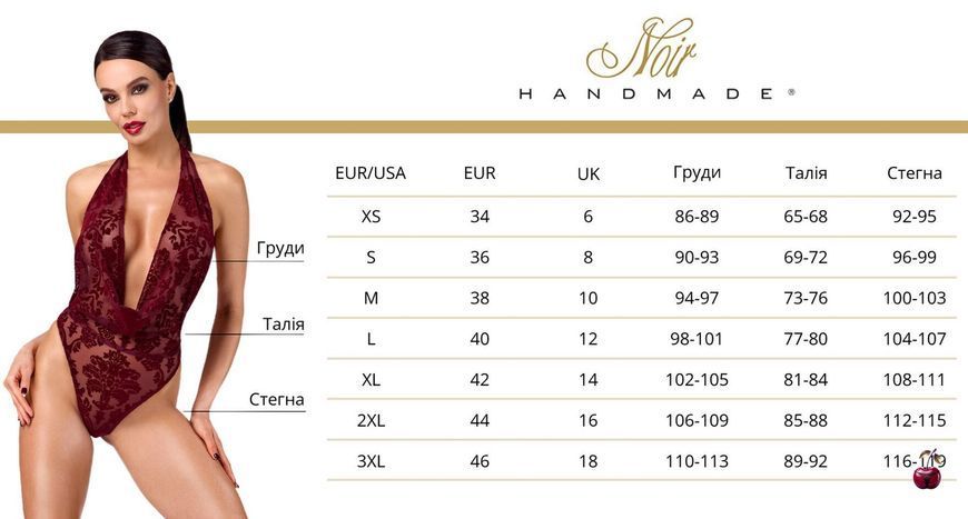 Еротична жіноча білизна Noir Handmade F364 Bombshell Lace-Up Mini Dress Red SX4077 фото