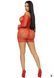 Еротична сукня Leg Avenue Heart net mini dress, червона SO7885 фото 6