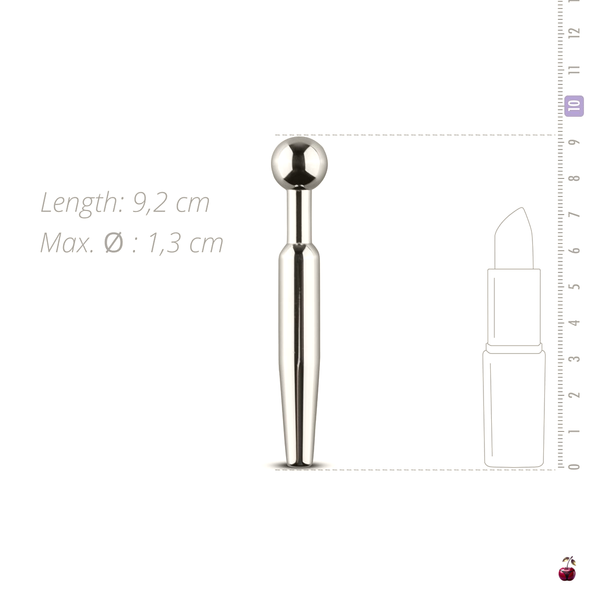 Аксесуар BDSM Sinner Gear Unbendable Hollow Penis Plug, сталь SO4582 фото