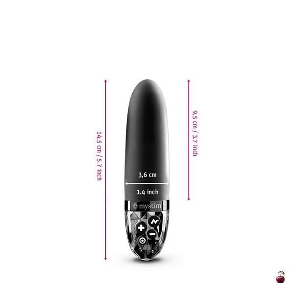 Електростимулятор Mystim Sleak Freak Black Edition, чорний SO8145 фото