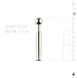 Аксесуар BDSM Sinner Gear Unbendable Hollow Penis Plug, сталь SO4582 фото 4