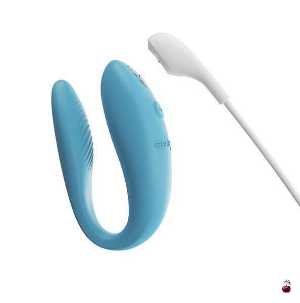 Смарт-вібратор для пар We-Vibe Sync GO, бірюзовий SX0528 фото