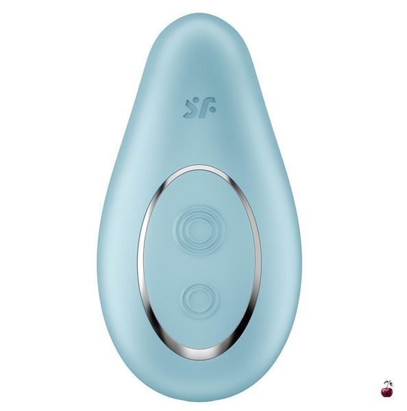 Вібратори Satisfyer Dipping Delight Light Blue, 2 мотори, гнучкий кінчик SO6991 фото