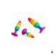 Анальна пробка Wooomy Hiperloo Silicone Rainbow Plug L, силікон SO7434 фото 5