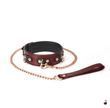 Нашийник Liebe Seele Wine Red Collar and Leash, винний SO9451 фото