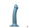 Насадка для страпона Strap-On-Me Mono Density Dildo M Blue