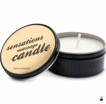 Масажна свічка Bijoux Indiscrets Scented Massage Candle (35 г) з ароматом жасмину та троянди SO7825 фото