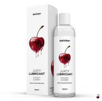 Лубрикант на водній основі Satisfyer Juicy Lubricant Cheeky Cherry, 300 мл SX2728 фото