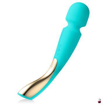 Вібромасажери LELO Smart Wand 2 Large Aqua: потужний мотор, 10 режимів SO8094 фото