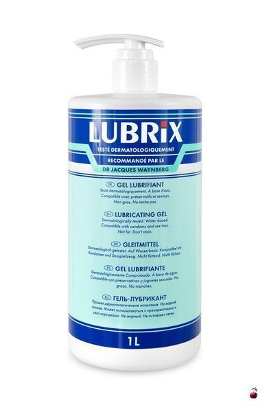 Лубрикант на водній основі Lubrix 1 л без парабенів SO8976 фото