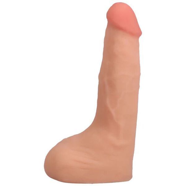 Фалоімітатор Doc Johnson The Realistic Cock ULTRASKYN Squirting 9,5 Inch Vanilla SX4465 фото