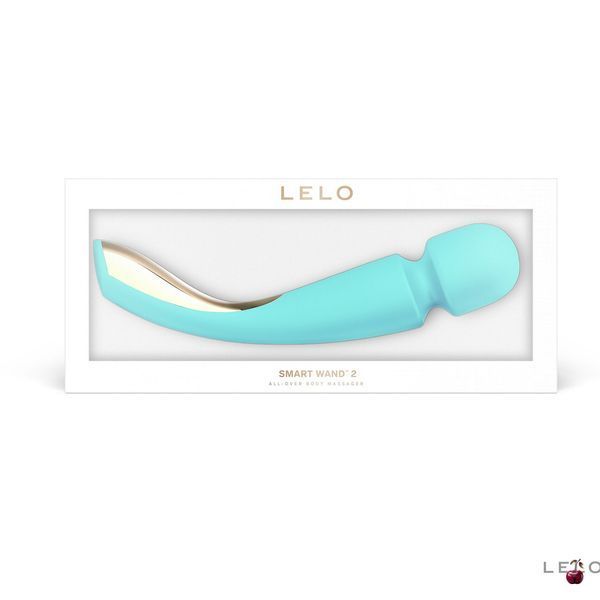 Вібромасажери LELO Smart Wand 2 Large Aqua: потужний мотор, 10 режимів SO8094 фото