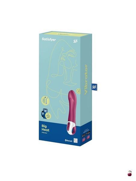 Вібратор для точки G Satisfyer Big Heat, з підігрівом SO6107 фото