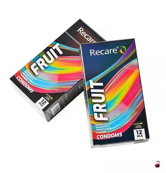 Презервативи Recare Holographic Fruit Flavour, латекс SX3339 фото