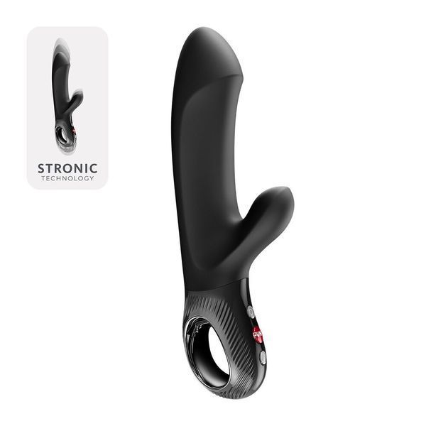 Вібратори Fun Factory Bi Stronic Embrace Black, пульсатор SX4252 фото