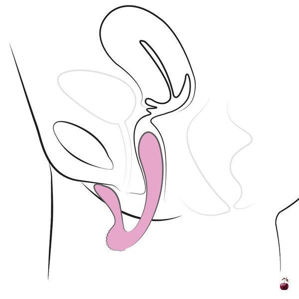 Вібратор Adrien Lastic G-wave вагінально-кліторальний, 2 мотори, медичний силікон AD10891 фото