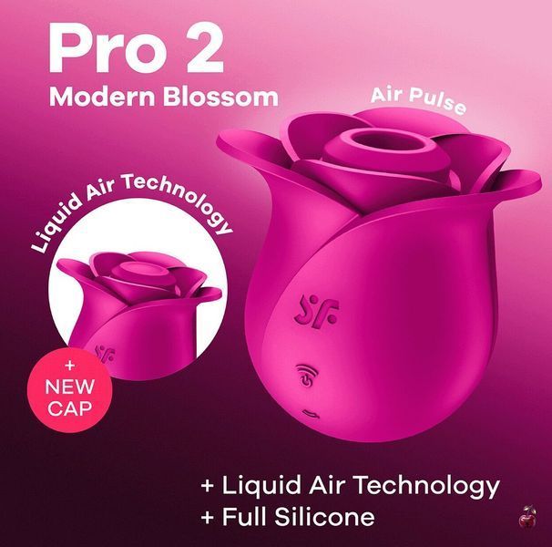 Вакуумний стимулятор клітора Satisfyer Pro 2 Modern Blossom SO8776 фото
