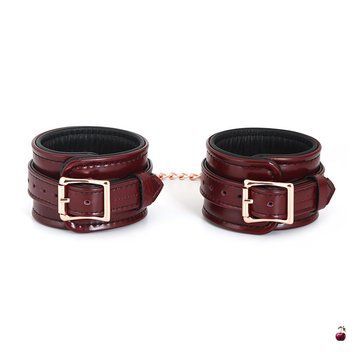 Фіксатор Liebe Seele Wine Red Ankle Cuffs, винний SO9453 фото