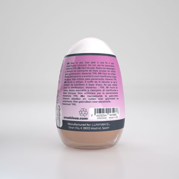 Мастурбатор-яйце, вагіна CRUSHIOUS EZY EGG THE Skilled, реалістичний EX53192 фото