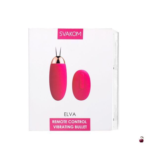 Вібратори Svakom Elva Plum Red: компактність та інтелектуальні режими SO4835 фото