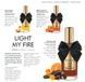 Зігріваюча масажна олія Bijoux LIGHT MY FIRE суниця та мед B0167 фото 3